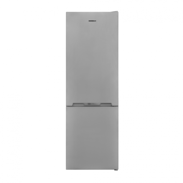 COMBINA FRIGORIFICA HEINNER HC-VS2681SE++, Clasa E, 268L, Less Frost, Iluminare LED, Control mecanic, H 170cm, Argintiu