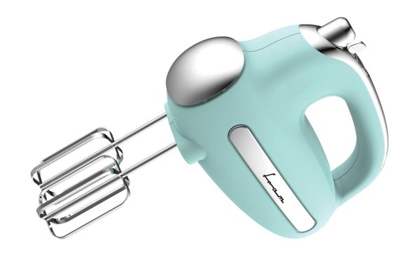 MIXER DE MANA FRAM FHM-3005GR, Putere 300W, 5 Viteze + Turbo, Teluri si carlige inox, Verde