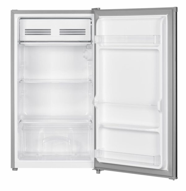 FRIGIDER CU O USA HEINNER HF-HM90SE++, Clasa E, 90L, Iluminare LED, H 85cm, Argintiu - imagine 2