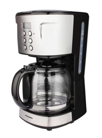 CAFETIERA DIGITALA HEINNER HCM-D915BKS, Putere 900W, Capacitate 1.5L, Timer, Negru/Inox